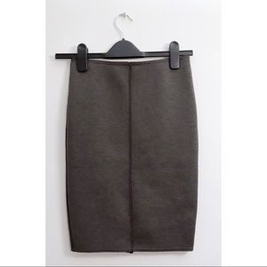 Petite Gray Ann Taylor pencil skirt